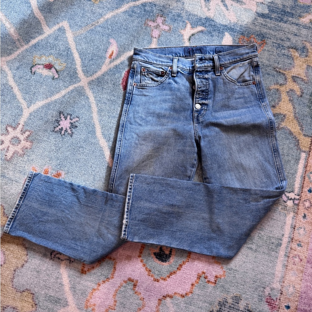 Lucky Brand Authentic Straight Cropped Jean, Size 2/26